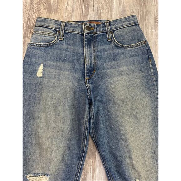 Joe’s Jeans Debbie High Rise Straight Ankle Raw Hem Distressed Women’s Sz 26 - Picture 2 of 7